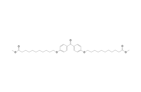 Dimethyl 11,11'-[carbonyl-bis(4"-phenyleneoxy)]-bis(undecanoate)