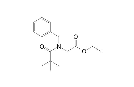 N-Benzyl-N-(ethoxycarbonyl)methyl-2,2-dimethylpropanamide