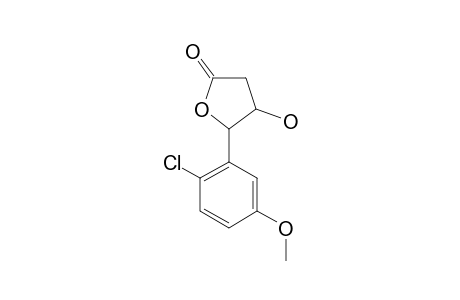 REL-(4R,5R)-2,3,4,5-TETRAHYDRO-4-HYDROXY-5-(2'-CHLORO-5'-METHOXYPHENYL)-FURAN-2-ONE