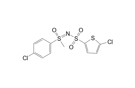 S-(p-chlorophenyl)-N-[(5-chloro-2-thienyl)sulfonyl]-S-methylsulfoximine