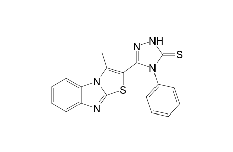 5-(3-Methylthiazolo[3,2-a]benzimidazol-2-yl)-4-phenyl-2,4-dihydro-3H-1,2,4-triazole-3-thione