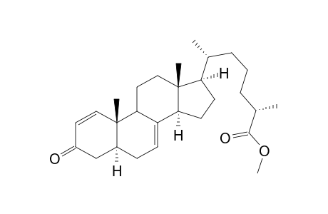 Methyl (2S,6R)-6-((5S,10R,13R,14R,17R)-10,13-dimethyl-3-oxo-4,5,6,9,10,11,12,13,14,15,16,17-dodecahydro-3H-cyclopenta[a]phenanthren-17-yl)-2-methylheptanoate