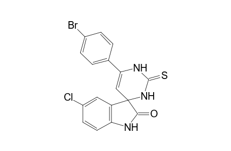 6'-(4-Bromophenyl)-5-chloro-2'-thioxo-2',3'-dihydro-1???Hspiro[indole-3,4'-pyrimidin]-2(1H)-one
