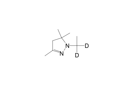 1H-Pyrazole, 1-(ethyl-1,1-D2)-4,5-dihydro-3,5,5-trimethyl-