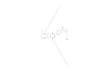 Poly(2,5-dihexadecyloxy-1,4-hydroquinone terephthalate)