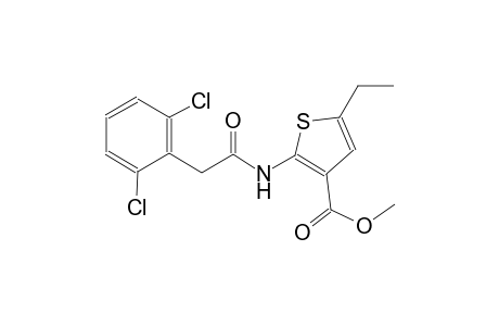 methyl 2-{[(2,6-dichlorophenyl)acetyl]amino}-5-ethyl-3-thiophenecarboxylate