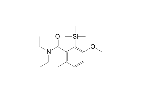 N,N-diethyl-3-methoxy-6-methyl-2-(trimethylsilyl)-benzamide