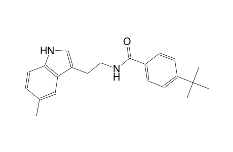 4-tert-butyl-N-[2-(5-methyl-1H-indol-3-yl)ethyl]benzamide