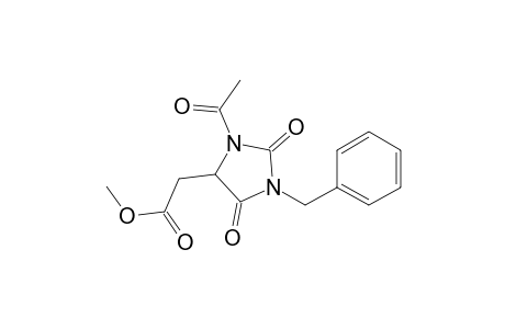 Methyl 1-acetyl-3-benzylhydantoin-5-acetate