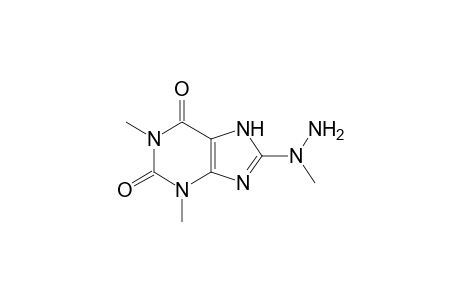1,3-Dimethyl-8-(1-methylhydrazino)-3,7-dihydro-1H-purine-2,6-dione