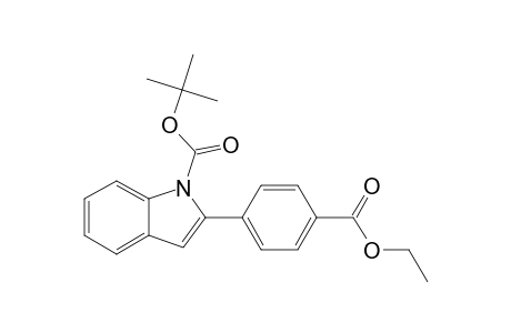 2-(4'-ETHOXYCARBONYLPHENYL)-INDOLE-1-CARBOXYLIC-ACID-TERT.-BUTYLESTER