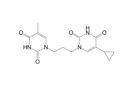 1-[3-(Thym-1-yl)propyl]-5-cyclopropyluracil