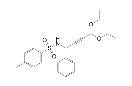 N-(4,4-diethoxy-1-phenyl-but-2-ynyl)-4-methyl-benzenesulfonamide