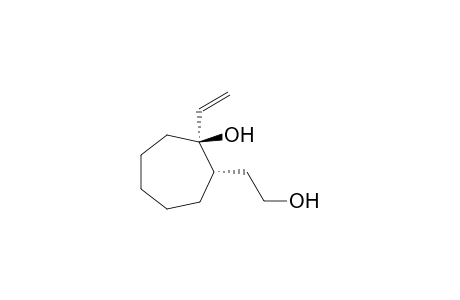 1-Ethenyl-2-(2-hydroxyethyl)cycloheptan-1-ol