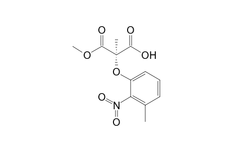 (R)-(-)-Monomethyl 2-methyl-2-(3-methyl-2-nitrophenoxy)malonate