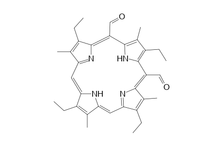 2,7,12,17-tetramethyl-3,8,13,18-tetraethyl-5,10-diformyl-porphyrin