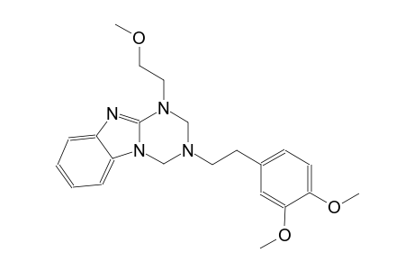 [1,3,5]triazino[1,2-a]benzimidazole, 3-[2-(3,4-dimethoxyphenyl)ethyl]-1,2,3,4-tetrahydro-1-(2-methoxyethyl)-