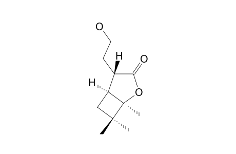 REL-(1S,4R,5R)-4-(2-HYDROXYETHYL)-1,7,7-TRIMETHYL-2-OXA-BICYCLO-[3.2.0]-HEPTAN-3-ONE