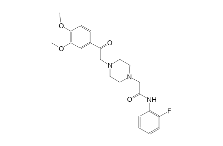 1-piperazineacetamide, 4-[2-(3,4-dimethoxyphenyl)-2-oxoethyl]-N-(2-fluorophenyl)-