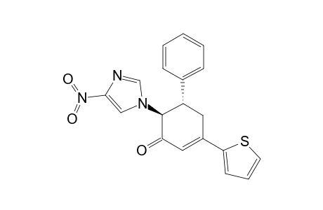 TRANS-6-(4-NITROIMIDAZOL-1-YL)-3-(2-THIENYL)-5-PHENYLCYCLOHEX-2-ENONE