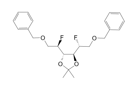 4,5-BIS-[2-(BENZYLOXY)-1-FLUOROETHYL]-2,2-DIMETHYL-1,3-DIOXOLANE