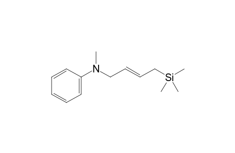 N-methyl-N-[(E)-4-trimethylsilylbut-2-enyl]aniline