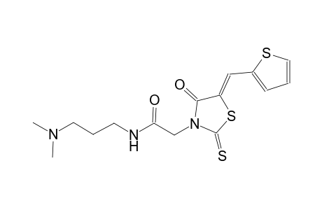 3-thiazolidineacetamide, N-[3-(dimethylamino)propyl]-4-oxo-5-(2-thienylmethylene)-2-thioxo-, (5Z)-