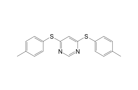 4,6-bis(p-tolylthio)pyrimidine