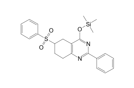 2-PHENYL-6-(PHENYLSULFONYL)-4-(TRIMETHYLSILYLOXY)-5,6,7,8-TETRAHYDROQUINAZOLINE