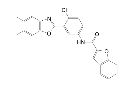 2-benzofurancarboxamide, N-[4-chloro-3-(5,6-dimethyl-2-benzoxazolyl)phenyl]-