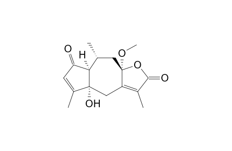 (3aR,5R,5aS,8aS)-3a-methoxy-1,5,8-trimethyl-8a-oxidanyl-4,5,5a,9-tetrahydroazuleno[6,5-b]furan-2,6-dione