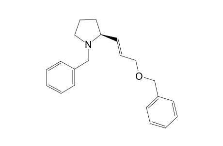 (2S)-N-Benzyl-2-(3-benzyloxypropen-1-yl)pyrrolidine