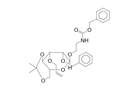 2-BENZYLOXYCARBONYLAMINOETHYL 3-O-ALLYL-2-O-BENZYL-4,6-O-ISOPROPYLIDENE-ALPHA-D-MANNOPYRANOSIDE