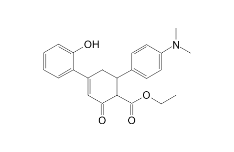 Ethyl 4''-(dimethylamino)-2-hydroxy-5'-oxo-2',3',4',5'-tetrahydro-[1,1':3',1''-terphenyl]-4'-carboxylate