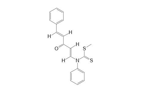 METHYL-(E,E)-5,N-DIPHENYL-3-OXO-1,4-PENTADIENE-1-AMINE-N-DITHIOCARBOXYLATE
