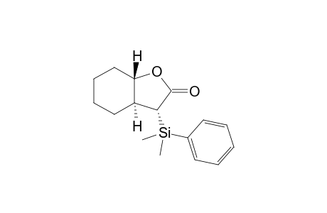 (1S,6S,9R)-9-(Dimethylphenylsilyl)-7-oxabicyclo[4.3.0]nonan-8-one