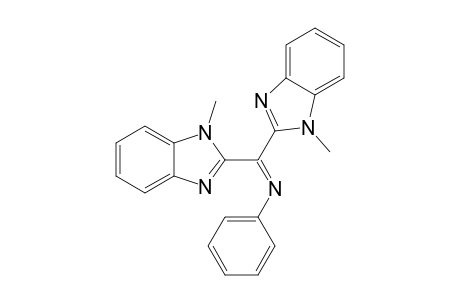 1,1-bis(1-methyl-2-benzimidazolyl)-N-phenylmethanimine
