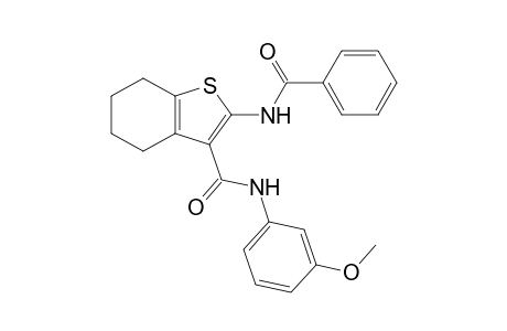 2-Benzamido-N-(3-methoxyphenyl)-4,5,6,7-tetrahydrobenzo[b]thiophene-3-carboxamide