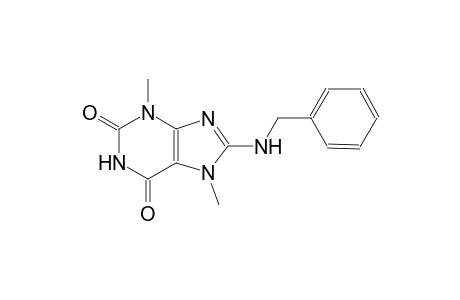 8-(benzylamino)-3,7-dimethyl-3,7-dihydro-1H-purine-2,6-dione