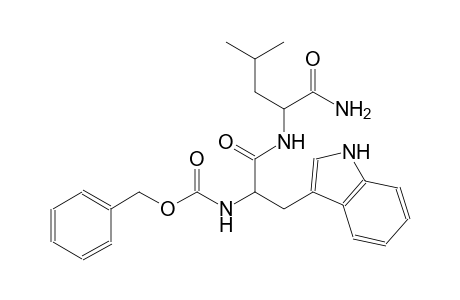 benzyl (1R)-2-{[(1S)-1-(aminocarbonyl)-3-methylbutyl]amino}-1-(1H-indol-3-ylmethyl)-2-oxoethylcarbamate