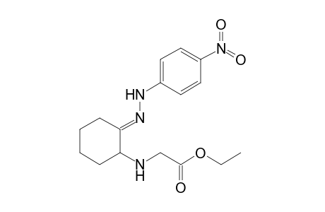 (E)-N-(2-Oxocyclohexyl)glycine ethyl ester p-nitrophenylhydrazone