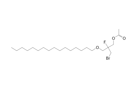 1-Acetoxy-3-bromo-2-fluoro-2-(hexadecyloxymethyl)propane
