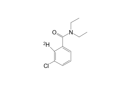 3-Chlor-2-deutero-N,N-diethylbenzamide