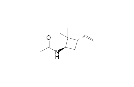 (1R,3S)-(+)-N-(3-Ethenyl-2,2-dimethylcyclobutyl)acetamide