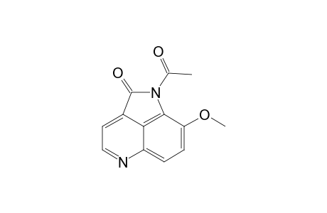 1-Acetyl-1,2-dihydro-8-methoxy-2-oxopyrrolo[4,3,2-de]quinoline