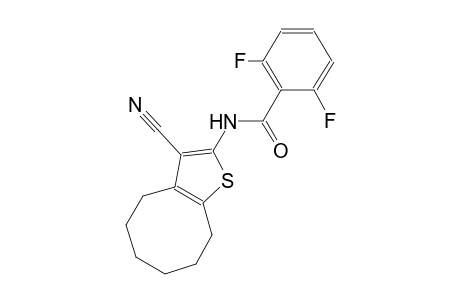 N-(3-cyano-4,5,6,7,8,9-hexahydrocycloocta[b]thien-2-yl)-2,6-difluorobenzamide
