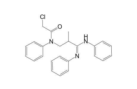 2-Chloro-N-[2-(N,N'-diphenyl-carbamimidoyl)-propyl]-N-phenyl-acetamide
