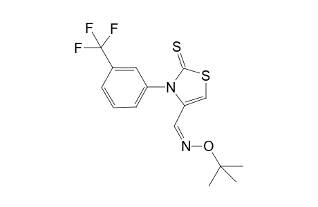 s-trans (4-1'')-2-Thioxo-3-(3-trifluormethylphenyl)-2,3-dihydrothiazol-4-carbaldehyd-O-tert-butyloxime