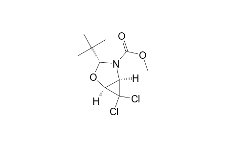 Methyl (1S,3R,5R)-3-(t-butyl)-6,6-dichloro-2-oxa-4-azabicyclo[3.1.0]hexane-4-carboxylate