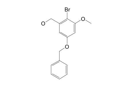 3-BENZYLOXY-6-BROMO-5-METHOXYBENZYLALCOHOL